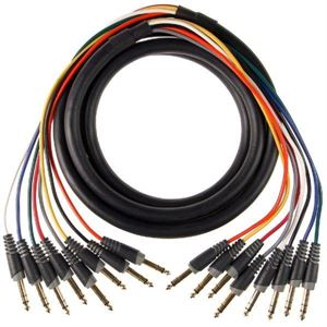 3m (10') 8-Channel Studioloom Stereo (TRS) Jack to Jack