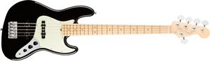 Jazz Bass 5-String Electric (USA) - Black w/maple neck