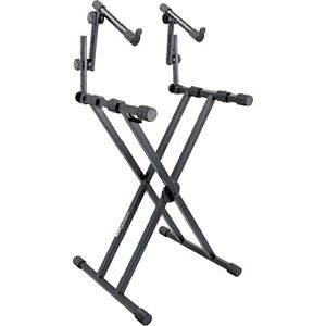 KS7491 2-Tier X-Type Keyboard Stand
