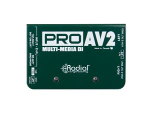 ProAV2 Stereo Direct Box (3.5 TRS & RCA Inputs)