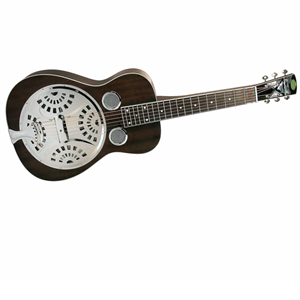 RD-52 Artist Series Squareneck Black Lightning Resophonic Guitar w/Lace Senor p'up