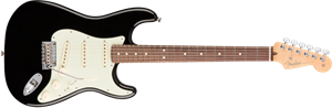 Strat Pro Electric (USA) - Black w/rosewood neck
